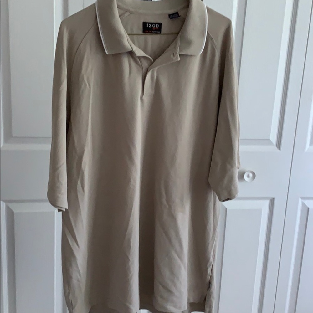 5 for $25 IZOD XL tan Polo shirt. Great condition